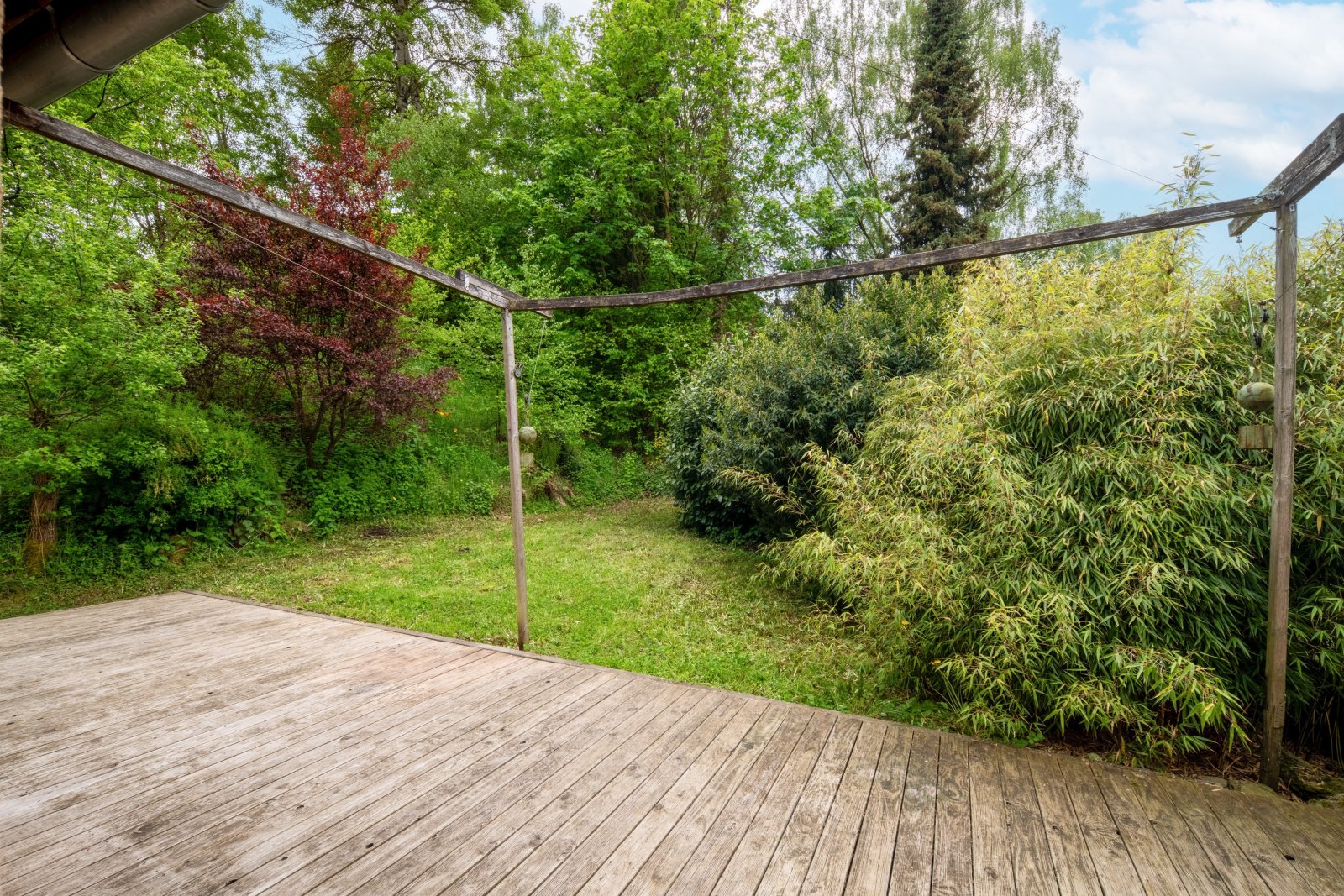 Terrasse und Garten