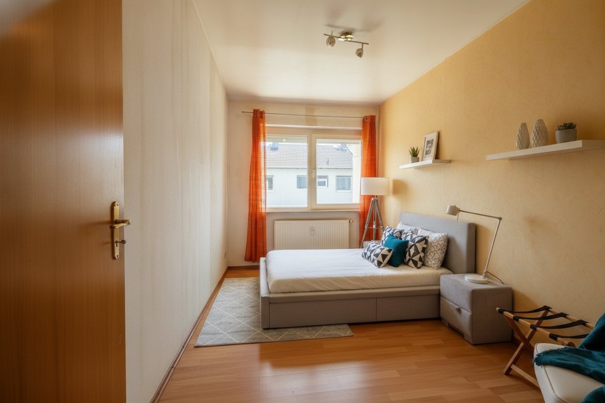 KI Homestaging/ Schlafzimmer 2