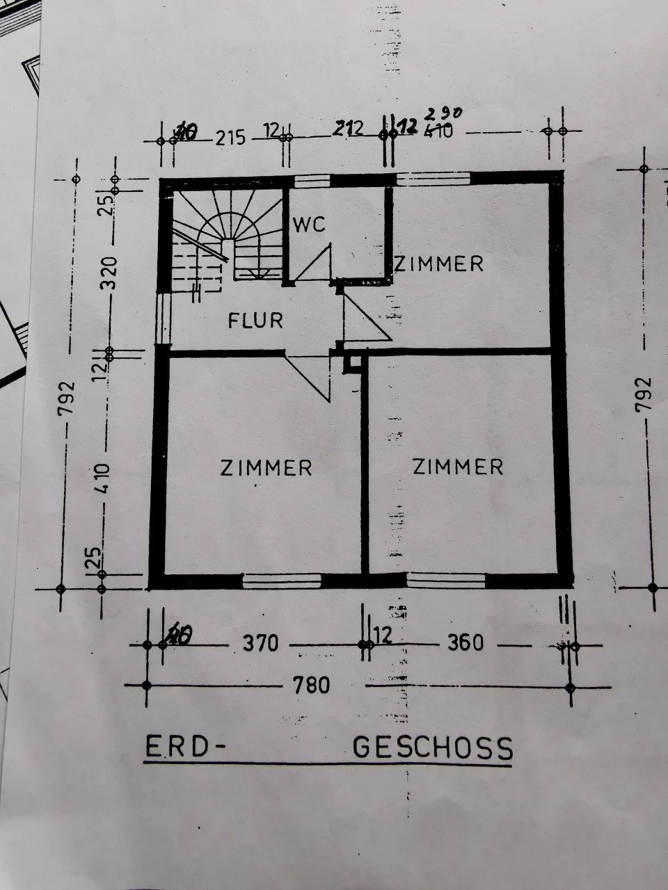 Grundriss_Erdgeschoss, *Einfamilienhaus mit Garten und Garage zum Selbstgestalten*